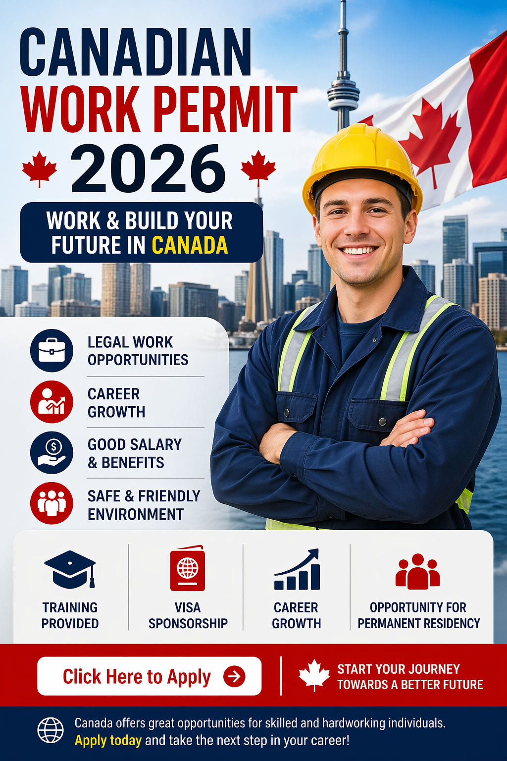 Canadian Work Permit 2026 – Job Opportunities in Canada
