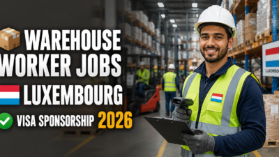 Warehouse Worker Jobs In Luxembourg with Visa Sponsorship 2026