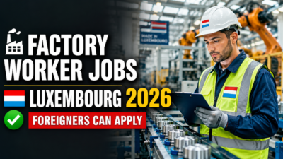 Factory Worker Jobs In Luxembourg For Foreigners 2026 Guide