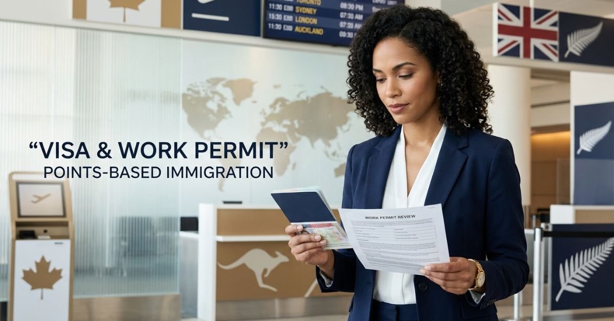 Points based immigration system comparison for skilled workers